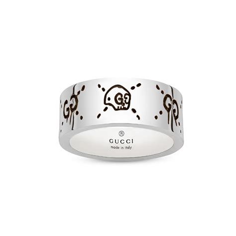 gucci garden ring in silver|gucci ghost ring price.